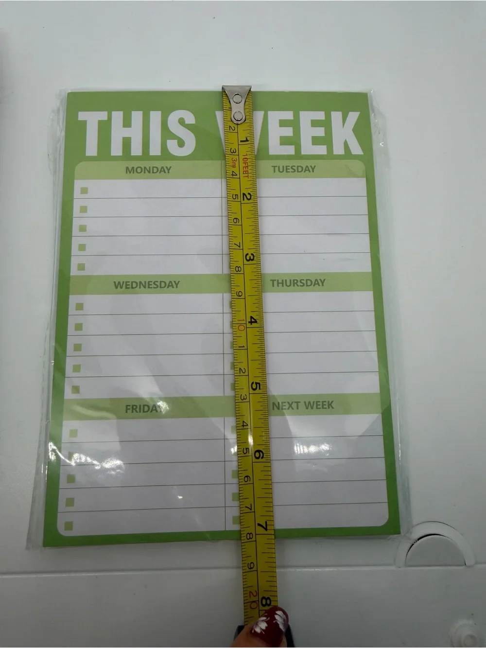 Weekly Planner Notepad Pad - 4 pack